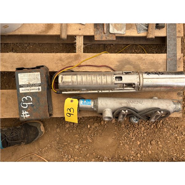 Down Hole Well Pump & Controller, Water Heater