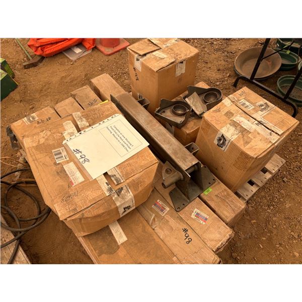 Pallet of Complete As New Mustang II Front End c/w Rack & Pinion Steering. Mounts to a 1940 Chev