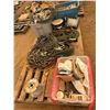 Image 1 : Large Pallet of Electrical, Cables, wiring, 2 - 20Volt Ext. Cord & more misc., elect.