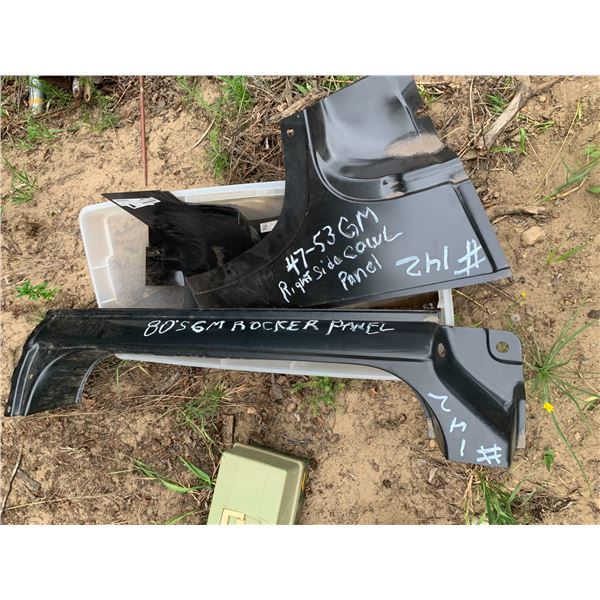 GM Auto Parts - replacement Panels for 1947-1953 GM, 2008 Rocker Panel