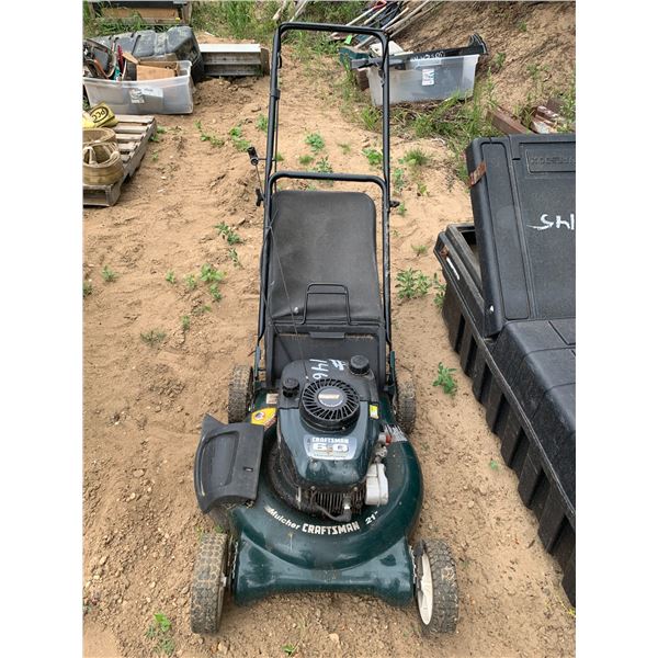Craftsman Gas Push Mower (was running when parked few years now)