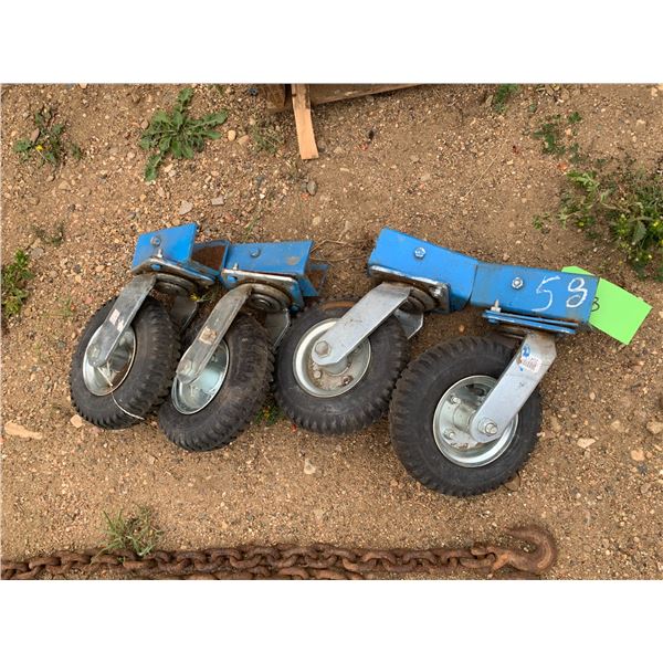 4 - Swivel Wheels with Brackets