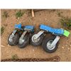 Image 1 : 4 - Swivel Wheels with Brackets