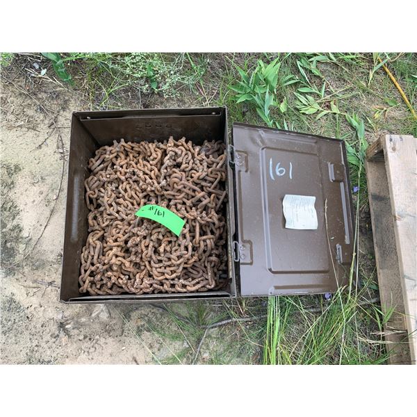 Metal Box c/w Tire Chains