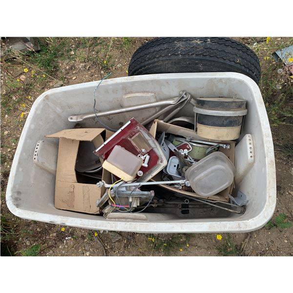 Misc. 80's GM Truck parts, Mirrors, Tail Light, Small Tire & Misc.