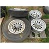 Image 2 : 2 - Tires, 3 - Aluminum 8 Bolt Trailer Rims