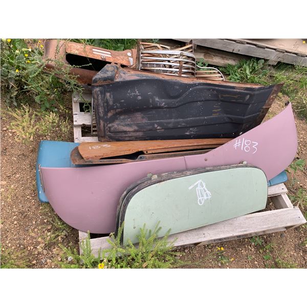 1940 Chev Coupe Grills, Dash & 1952 Chev Fender Skirts