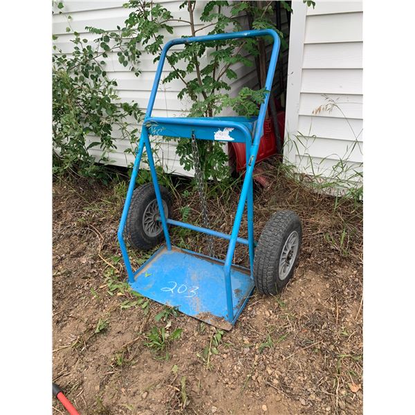 Blue Welding Cart
