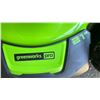 Image 2 : GREENWORKS PRO 21" 80V ELECTRIC LAWN MOWER WITH BATTERY *TESTED WORKING/NO CHARGER*