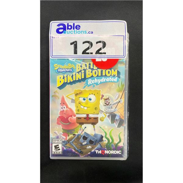 SPONGEBOB SQUAREPANTS BATTLE FOR BIKINI BOTTOM - REHYDRATED NINTENDO SWITCH GAME