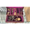 Image 2 : JEWELLERY BOX FILLED WITH COSTUME JEWELLERY