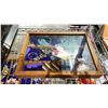 Image 3 : LARGE & SMALL JEWELLERY SHADOW BOX WITH ASSORTED COSTUME JEWELLERY