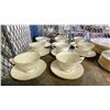 Image 2 : SHELF OF LENOX THE TEMPLE COLLECTION CHINA, WINE GLASSES, ASHTRAY & DIP CUPS