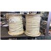 Image 1 : 2 LARGE SPOOLS OF COPPER WIRING