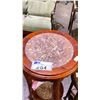 Image 2 : PAIR OF WOODEN 2 TIER PLANT STANDS