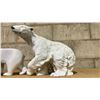 Image 2 : PAIR OF ROYAL DUX HAND PAINTED POLAR BEARS MADE IN CZECH REPUBLIC