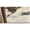 Image 2 : FRAMED COUGAR OIL PAINTING - J. HEIST