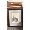 Image 2 : STACK OF FRAMED PRINTS