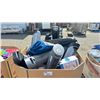 Image 2 : PALLET FILLED WITH - TOWER FANS, CAMPING CHAIR, WATER PIK, SHAVER & MORE