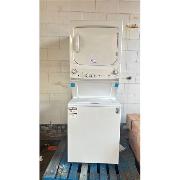 GENERAL ELECTRIC STACKING WASHER & DRYER