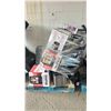 Image 1 : PALLET OF SMALL APPLIANCES INCLUDING - AIR FRYERS, VACUUMS, COFFEE MAKER, MICROWAVE, LUGGAGE & MORE