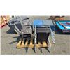 Image 1 : EIGHT OUTDOOR PATIO CHAIRS
