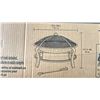 Image 2 : MAINSTAYS 28" ROUND STEEL FIRE PIT