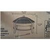 Image 2 : MAINSTAYS 28" ROUND STEEL FIRE PIT