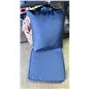 Image 2 : BACK & SEAT CHAIR CUSHION, THROW BLANKET & (2) CURTAIN PANELS