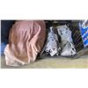 Image 3 : BACK & SEAT CHAIR CUSHION, THROW BLANKET & (2) CURTAIN PANELS