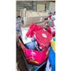 Image 2 : PALLET FILLED WITH CHRISTMAS DECORATIONS, CHRISTMAS TREES, BOWS & MORE *MUST TAKE ALL ON PALLET*