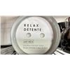 Image 2 : (3) DOUBLE WICK "RELAX" SCENTED SOY BLEND CANDLES