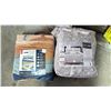 Image 2 : (2) SPACE SAVING HAMPERS, ASSORTED BEDDING, THROW PILLOW, "THE GRINCH" HOODED BLANKET & MORE
