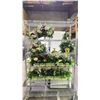 Image 1 : ASSORTMENT OF FAKE FLOWERS INCLUDING CENTERPIECES & BOUQUETS *SHELF NOT INCLUDED*