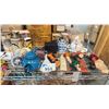 Image 2 : POLAROID AUTOFOCUS CAMERA, TABLE RUNNER WITH NAPKINS, HOME DECOR ITEMS INCLUDING TEAPOTS,