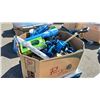 Image 2 : PALLET OF - FOLDING CHAIRS, WATER TOYS, GARDEN HOSES, SHOVELS, SLANT LEG CANOPY COVERS, PLANT POT &