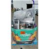 Image 2 : PALLET OF - STAINLESS STEEL WASTE RECEPTACLE, HALLOWEEN INFLATABLE, SWIFFER, COMFORTER, GARMENT