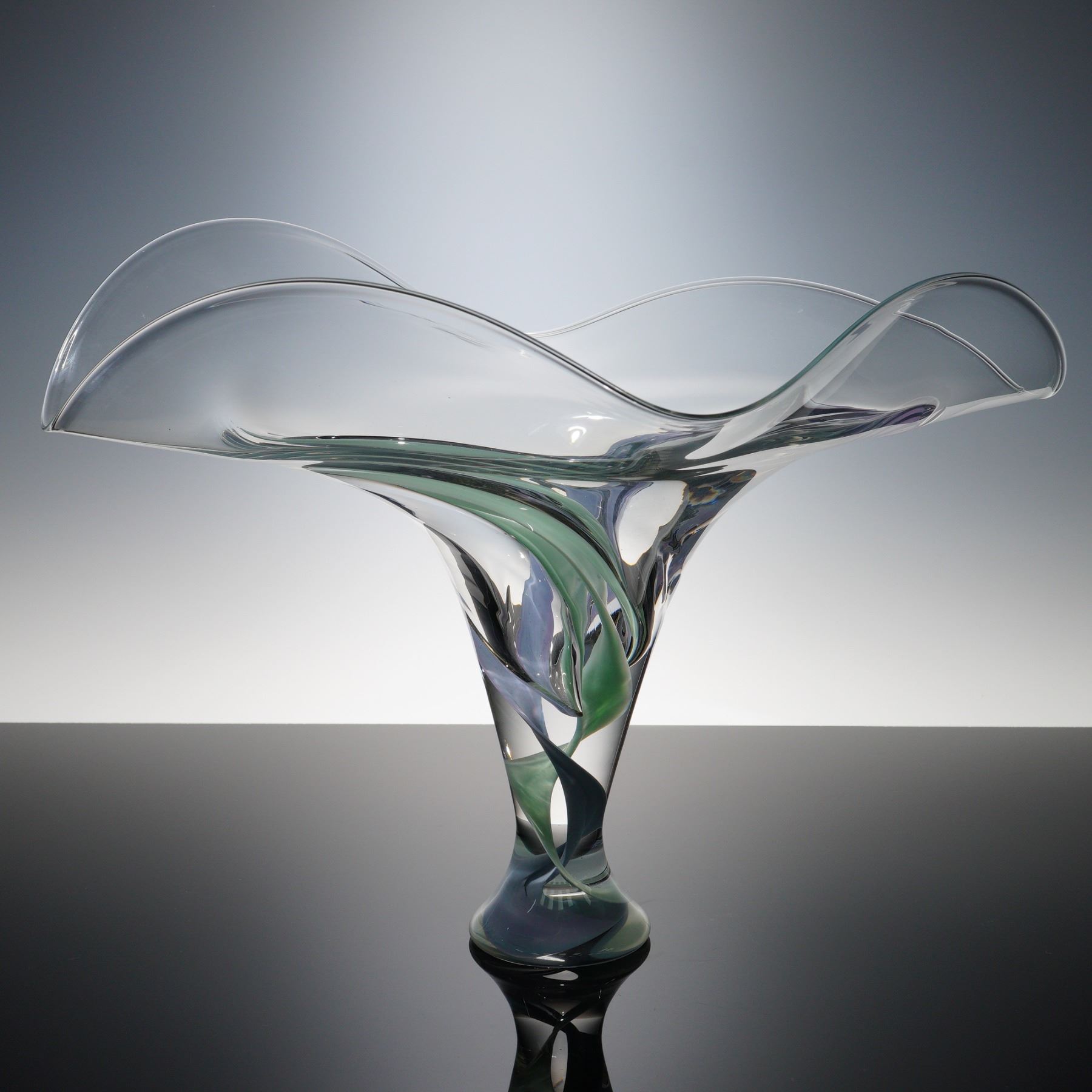 Barry Entner (American, b. 1959) Art Glass Sculpture