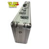 Image 1 : New Mezzi Large Double sided metal rifle Case (4 rifles) with keys and combi locks retail $329