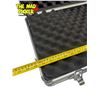 Image 8 : New Mezzi Large Double sided metal rifle Case (4 rifles) with keys and combi locks retail $329