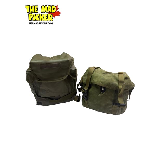 Two Surplus Bags;  1 Satchel and 1 Waterproof Bag