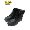 Image 2 : Pioneer Composite Toe/Plate Metal Free Leather Safety Work Hunting Outdoor Boot Size 12 (1050) Black