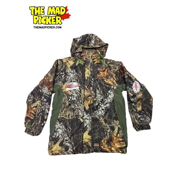 Rocky Geared UpMossy Oak New Break Up Medium Hooded Hunting Jacket Pro Hunter Parker Waterproof