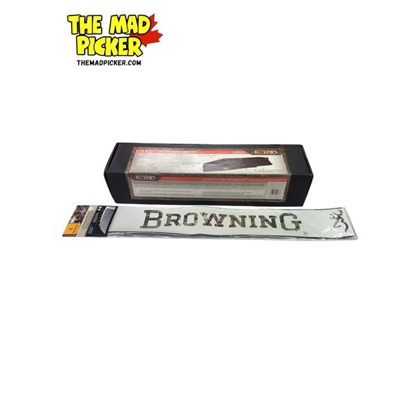 Koplin Gun Boot IV One Peice Bracket and large Camo Browning Sticker