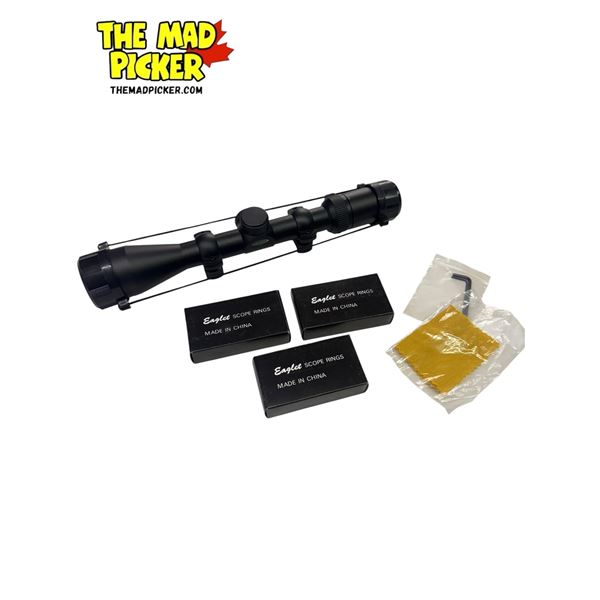 Weaver 3-9 x 40mm Rifle Scope and 3 extra 1" Mounting Rings