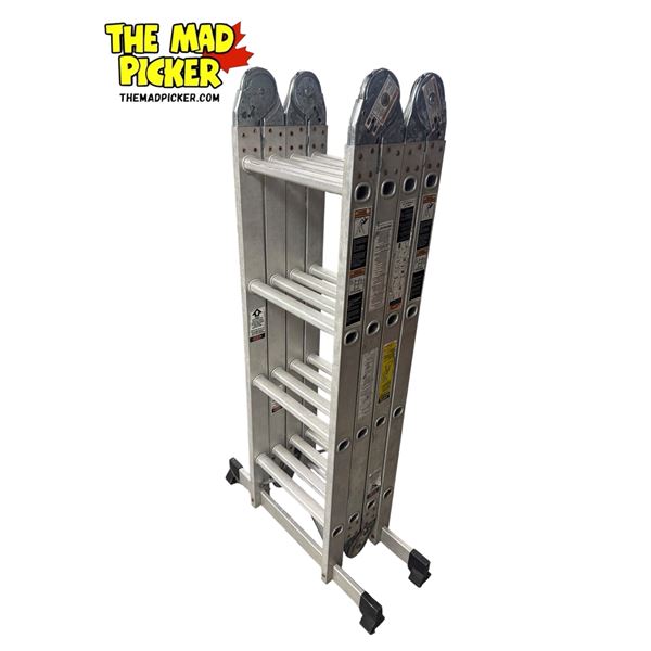 Werner M1A-8-16BCA  16  300lbs Four Part Folding Ladder/StepLadder/Scaffold