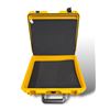 Image 1 : Yellow Hard Shell Padded Locking Travellers Case