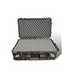 Image 1 : Hard Shell Padded Locking Travellers Case With Rolling Wheels