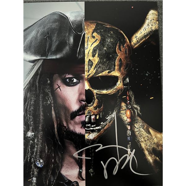Pirates of the Caribbean Johnny Depp signed photo