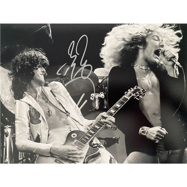 Led Zeppelin Jimmy Page signed photo